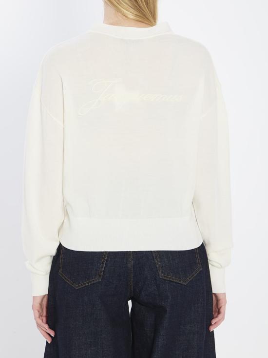 25FW 자크뮈스 가디건 7621356 CDW00816A K00299 110 WHITE - JACQUEMUS