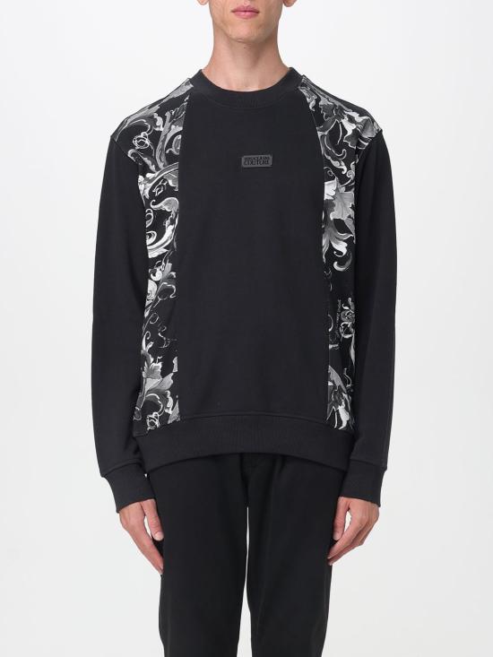 25FW 베르사체 긴팔 티셔츠 79GAI335FS201 899 BLACK