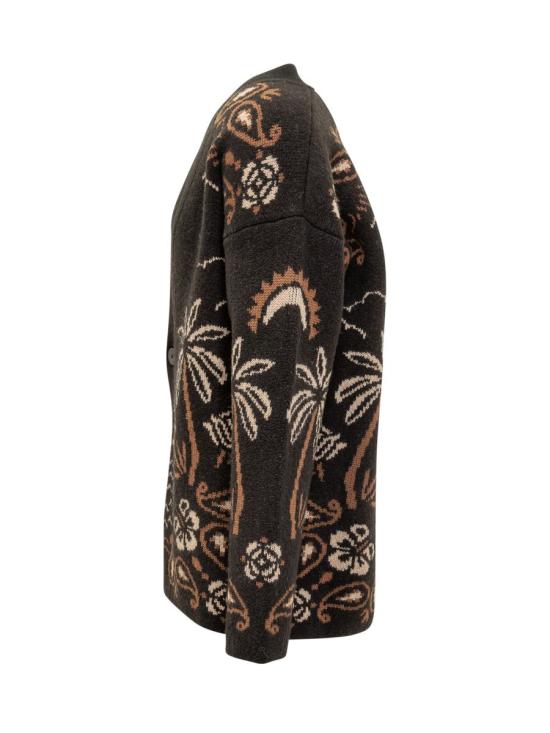 25FW 알라누이 가디건 LMHB027E25KNI003 1064 Black - ALANUI