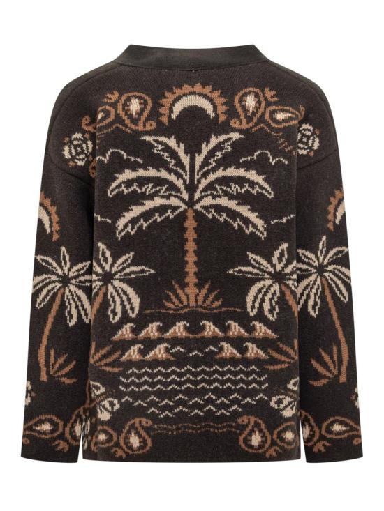 25FW 알라누이 가디건 LMHB027E25KNI003 1064 Black - ALANUI