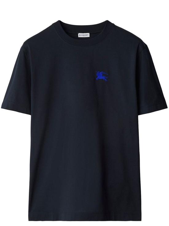 25SS 버버리 EKD 자수 반팔 티셔츠  8091396 Blu BLUE