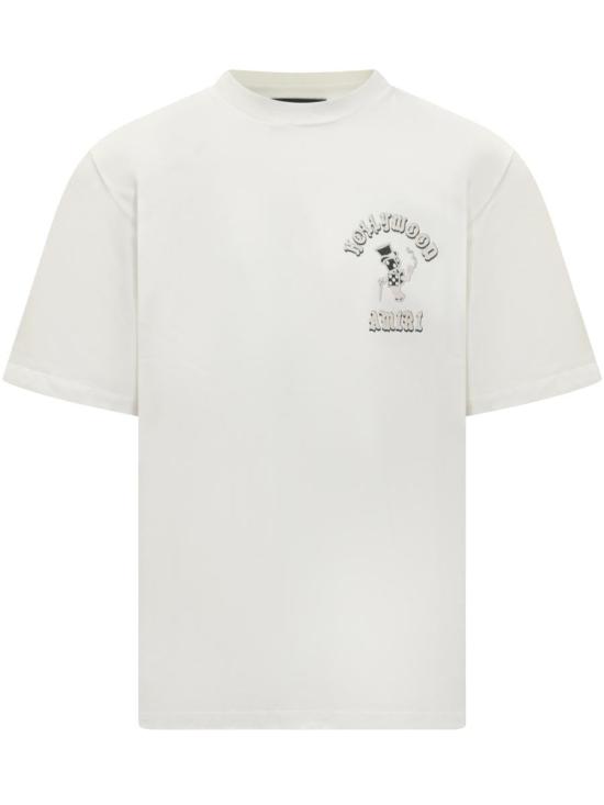 25FW 아미리 반팔 티셔츠 AMJYTE1257 IVORY WHITE