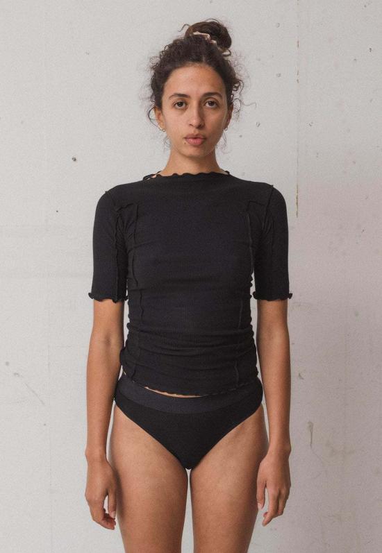  베이스레인지 반팔 티셔츠 토마토 3/4 티