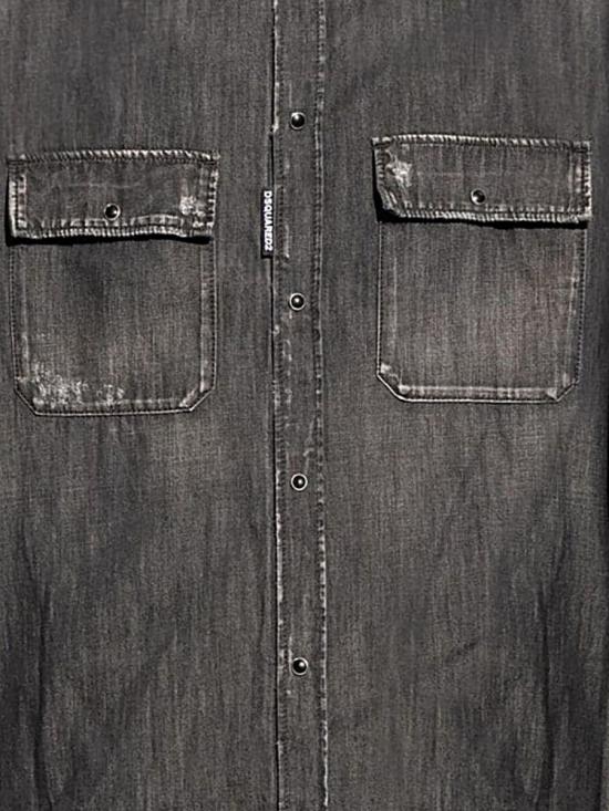 24FW 디스퀘어드2 데님 셔츠 S71DM0648S30826 Nero Black - DSQUARED2