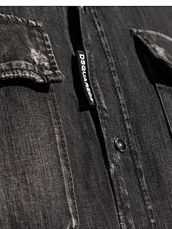 24FW 디스퀘어드2 데님 셔츠 S71DM0648S30826 Nero Black - DSQUARED2