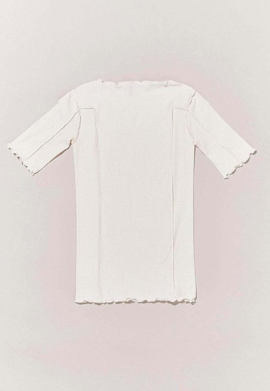  베이스레인지 반팔 티셔츠 토마토 3/4 티 - BASERANGE