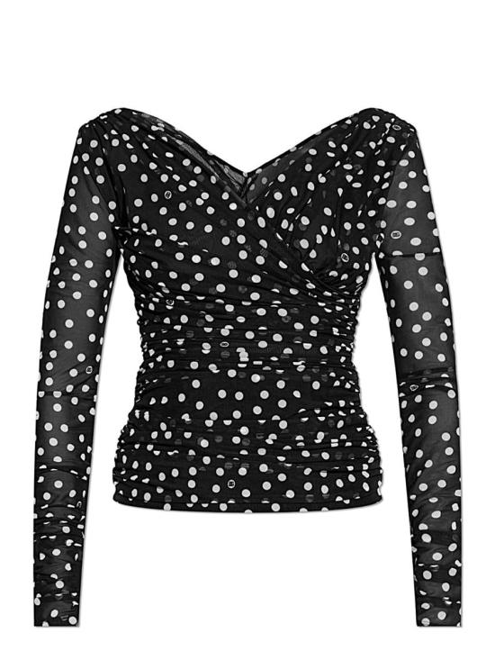 25SS 돌체앤가바나 긴팔 티셔츠 F7AB5T FSRP2 Nero Black - DOLCE & GABBANA