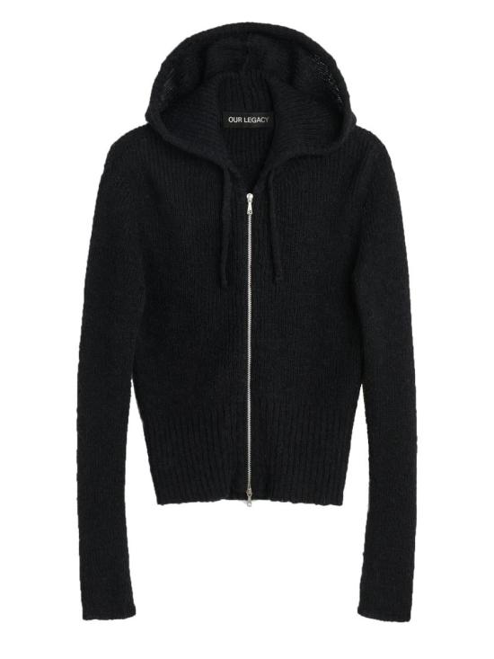 26SS 아워레가시 가디건 W4243CB BLACKFUZZYALPACA Black