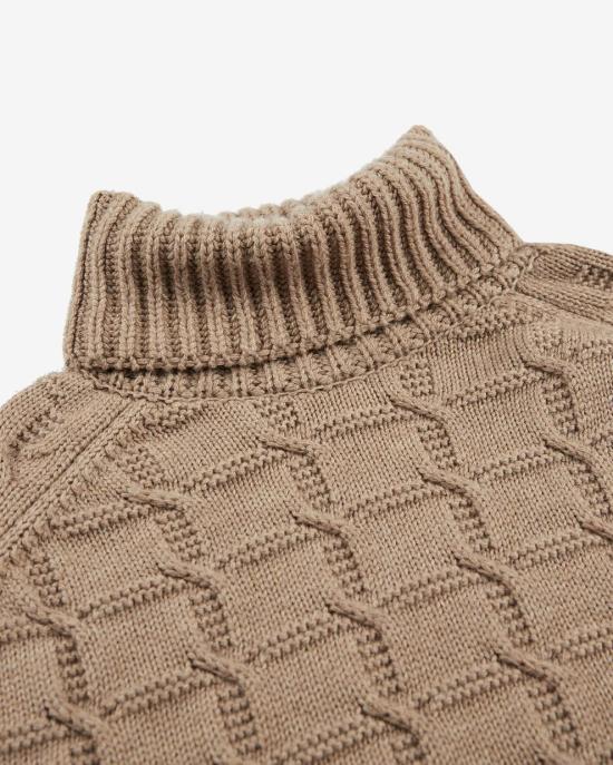 25FW 자노네 터틀넥 810255ZN270Z4210 Beige - ZANONE