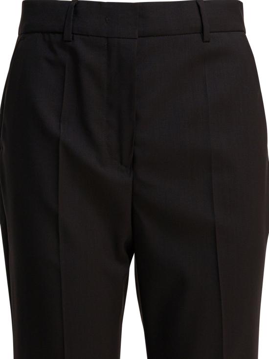 25FW 스포트막스 스트레이트 팬츠 2522136011HANGAR013 Black - SPORTMAX