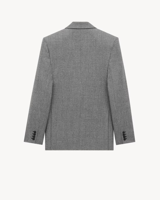 25FW 생로랑 자켓 837196Y5H541095 Grey - SAINT LAURENT