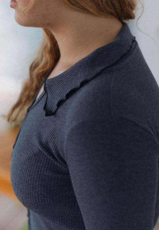  베이스레인지 긴팔 티셔츠 아이소 셔츠 - BASERANGE