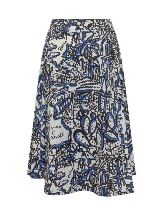 25SS 알레산드로 엔리케즈 미디 스커트 SK52 019VIEW BLUE VIEW - ALESSANDRO ENRIQUEZ