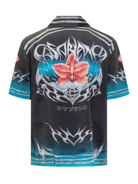 25FW 카사블랑카 반팔 셔츠 MAW25SH00303 BLADES - CASABLANCA