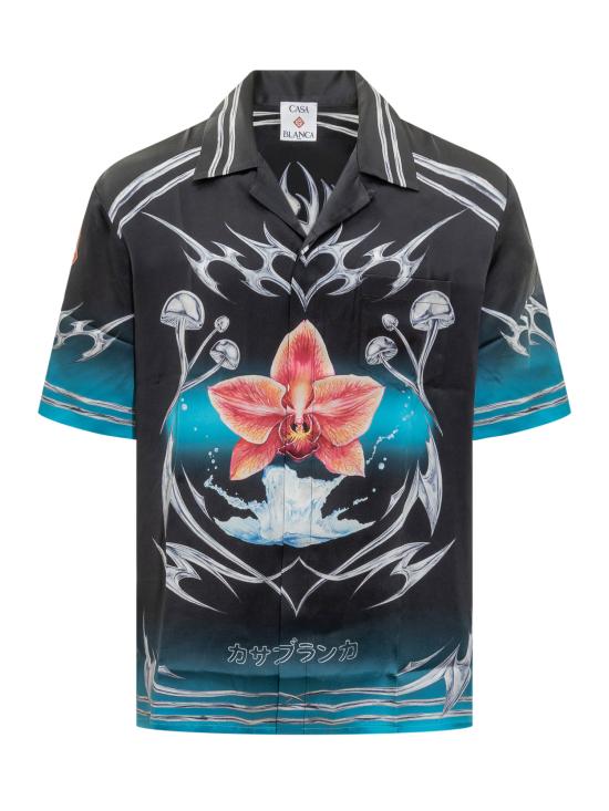 25FW 카사블랑카 반팔 셔츠 MAW25SH00303 BLADES