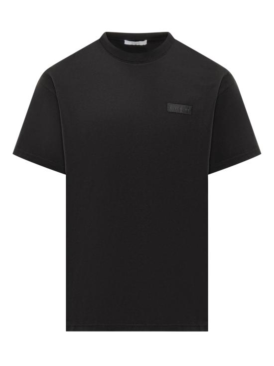 25FW 지방시 반팔 티셔츠 BM71NK3YRP 001 BLACK