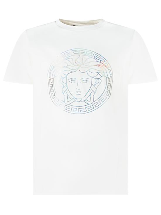 25FW [키즈] 베르사체 티셔츠 10002391A11718 2W270 BIANCO ARGENTO