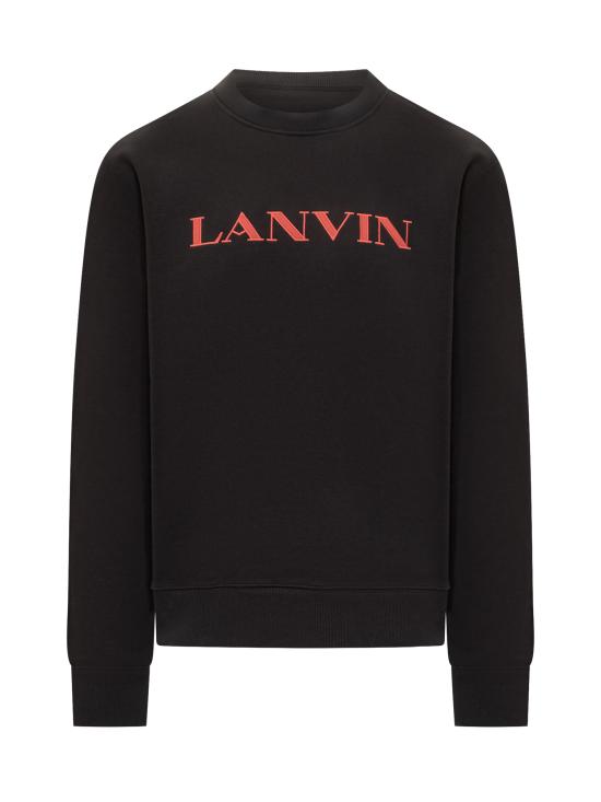 25FW 랑방 긴팔 티셔츠 RMSS0001F300H25 10 BLACK