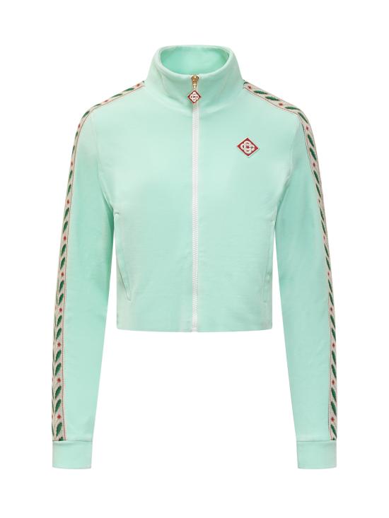 24FW 카사블랑카 반팔 티셔츠 WPF24JTP164 01 MINT