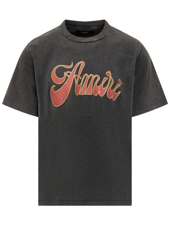 25FW 아미리 반팔 티셔츠 AMJYTE1246 BLACK
