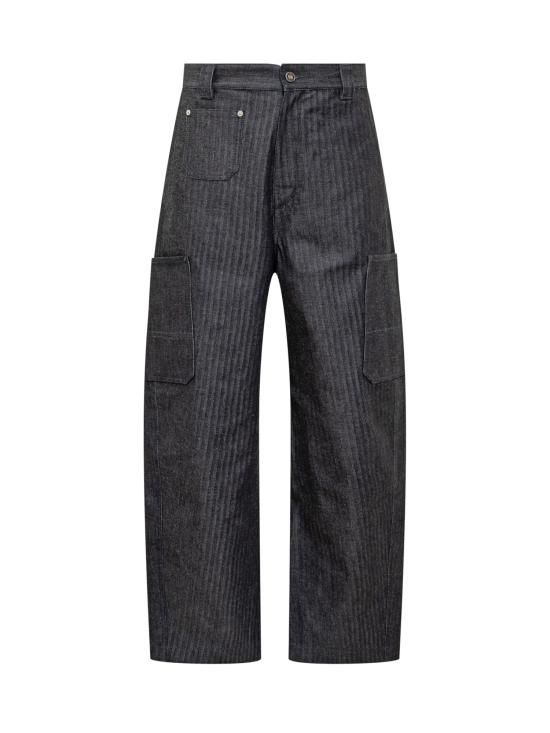 25FW 지방시 스트레이트 팬츠 BM51N9516U 401 DARK BLUE