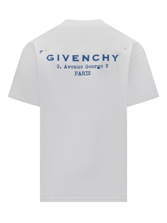 25FW 지방시 반팔 티셔츠 BM71NK3YRJ 100 WHITE - GIVENCHY