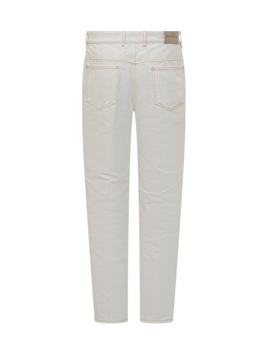 25FW 지방시 스트레이트 팬츠 BM51MK516J 100 WHITE - GIVENCHY