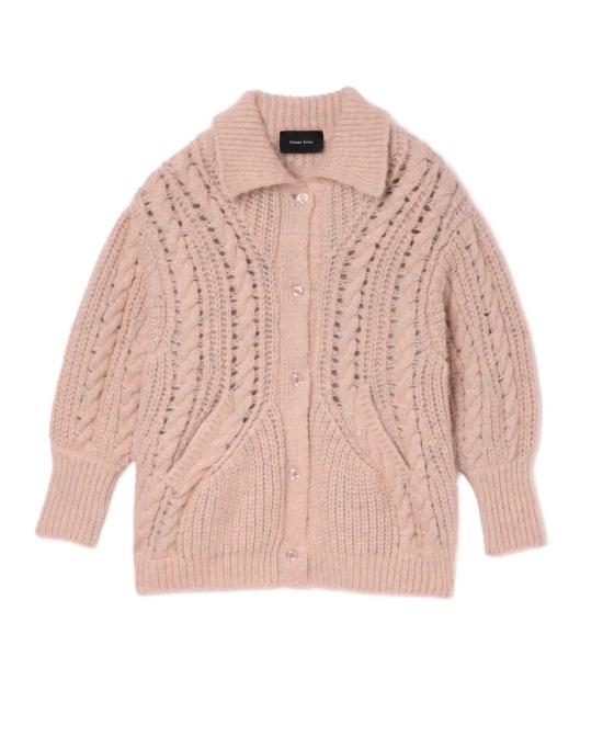 25FW 시몬로샤 가디건 MZMK1B0665ROSE Pink
