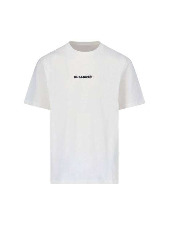 25FW 질샌더 반팔 티셔츠 J47GC0156 J20103102 White