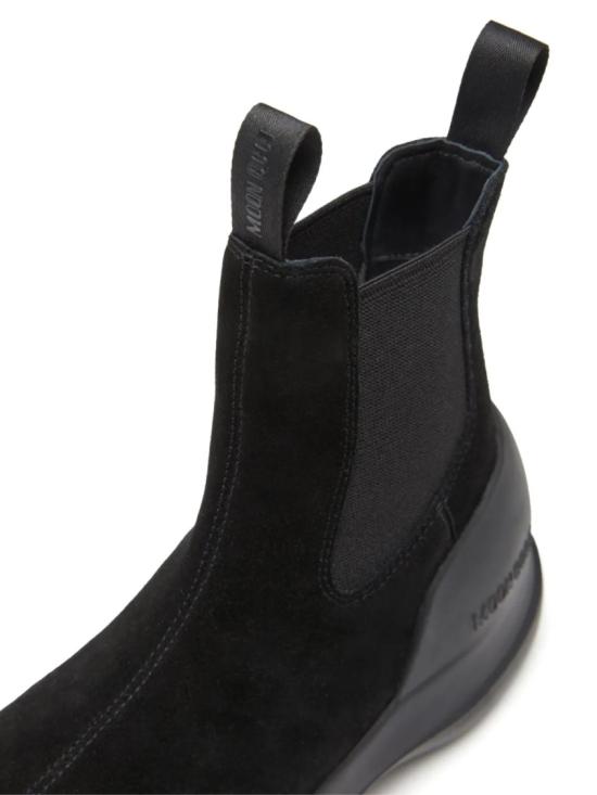  문부츠 루나 스웨이드 첼시 부츠 80D2480050N001 Black - MOON BOOT