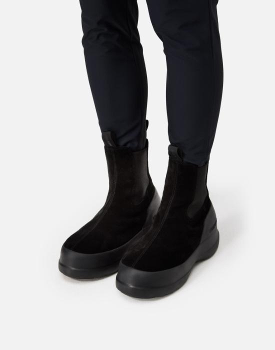  문부츠 루나 스웨이드 첼시 부츠 80D2480050N001 Black - MOON BOOT