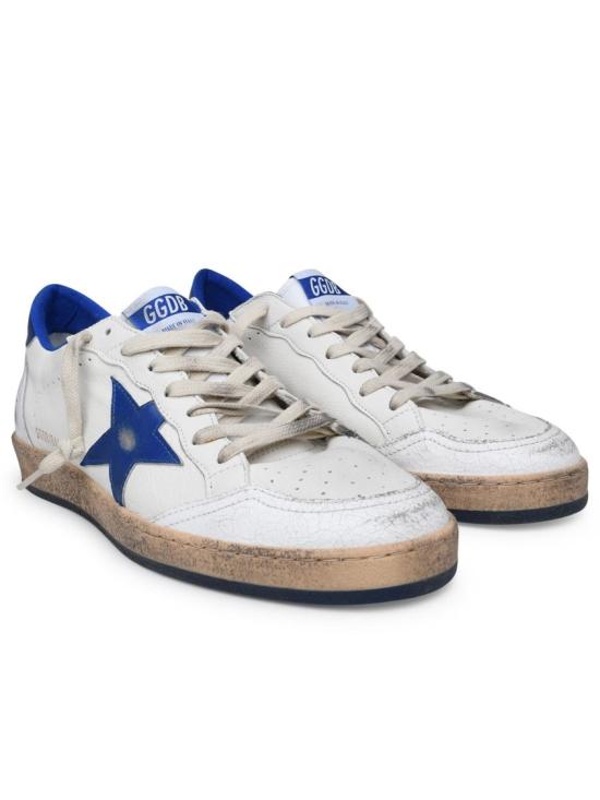  골든구스 볼스타 블루 스타 스니커즈 GMF00117 F002198 10327 White - GOLDEN GOOSE