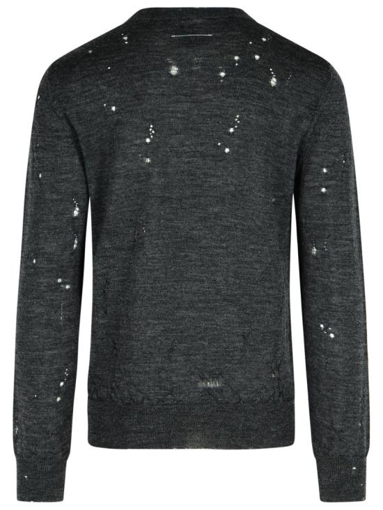 25FW MM6 메종마르지엘라 스웨터 SH0HL0033 M13134 855 Grey - MM6 MAISON MARGIELA