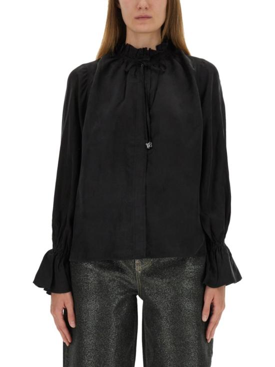 25FW 가니 탑 W0856 099 Black
