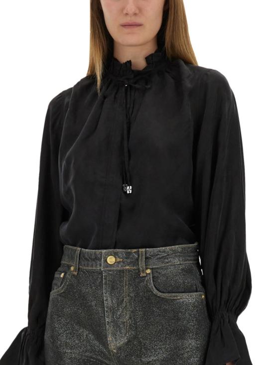25FW 가니 탑 W0856 099 Black - GANNI
