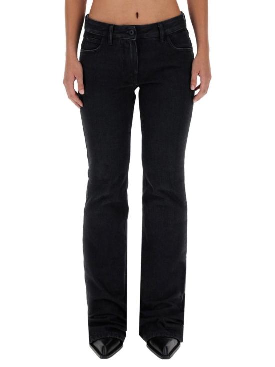  오프화이트 데님 팬츠 OWYA061 F23DEN0021000 Black