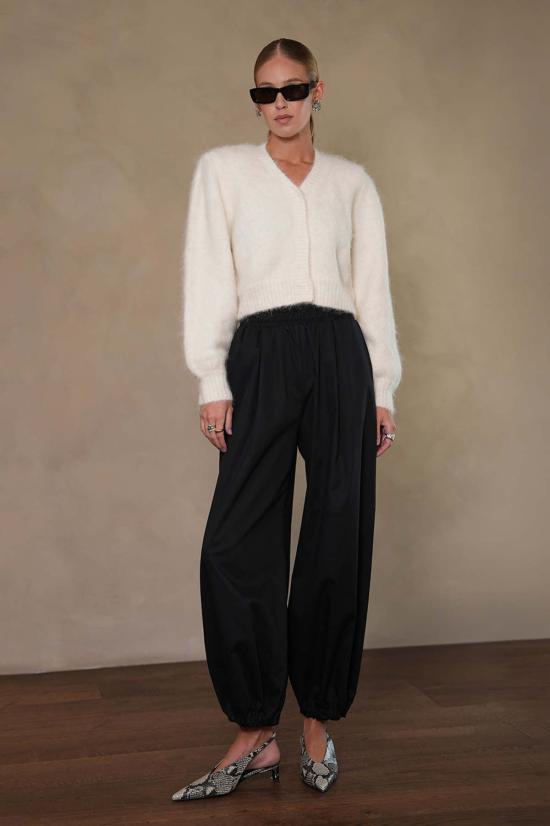  파렌테지 스트레이트 팬츠 벨라 팬츠 블랙 - PARENTEZI