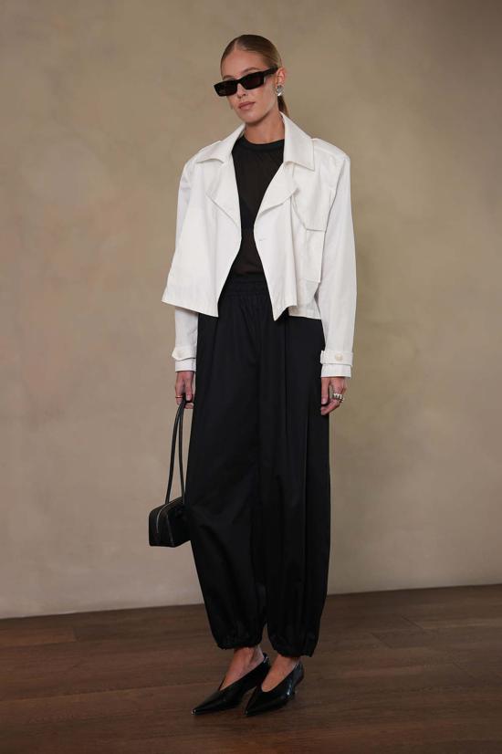  파렌테지 스트레이트 팬츠 벨라 팬츠 블랙 - PARENTEZI