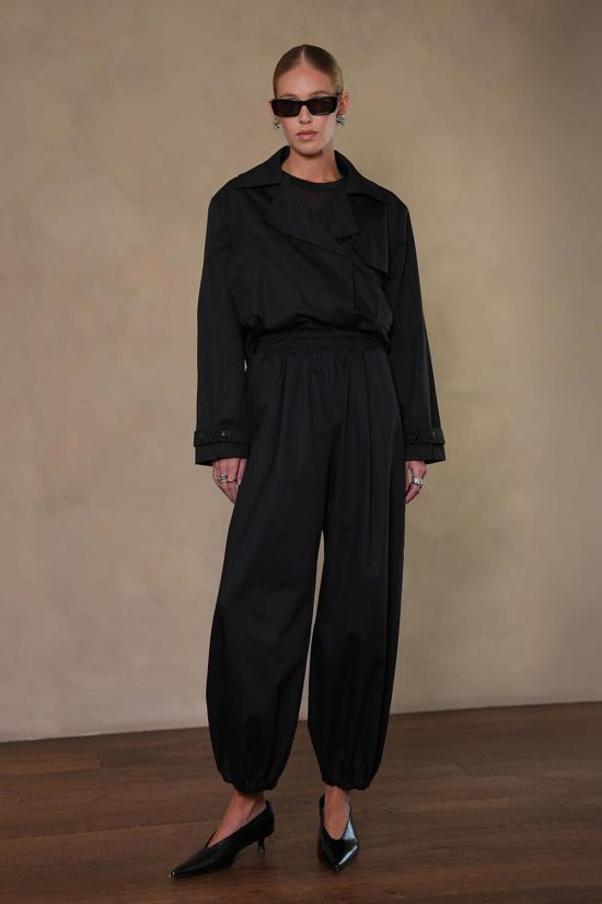  파렌테지 스트레이트 팬츠 벨라 팬츠 블랙 - PARENTEZI