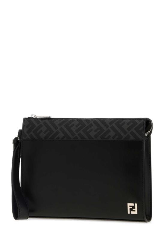 25FW 펜디 FF 스퀘어 파우치 7VA491AJF0 F0GXN Black - FENDI