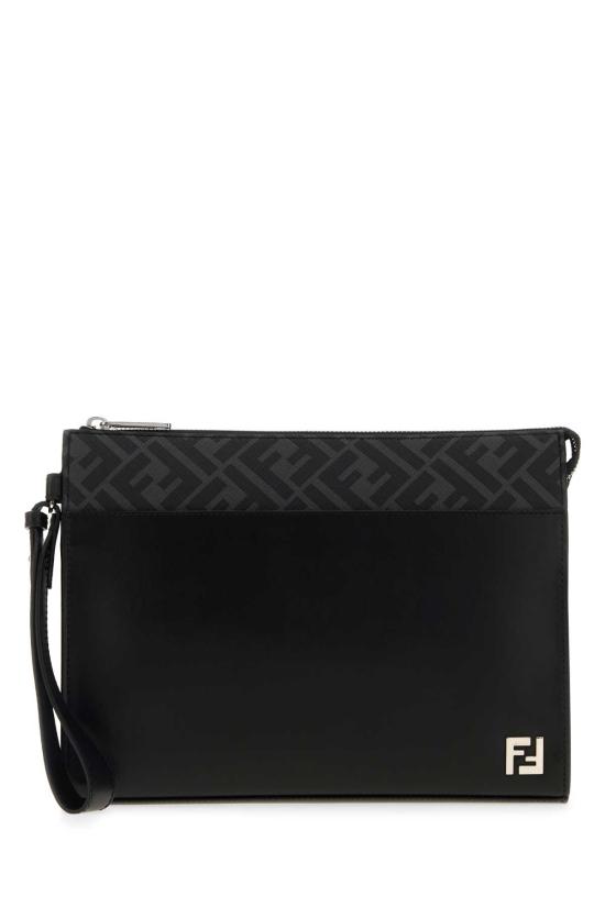 25FW 펜디 FF 스퀘어 파우치 7VA491AJF0 F0GXN Black