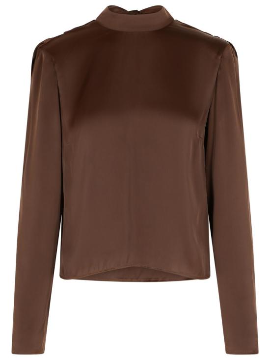 25FW 로테이트 긴팔 티셔츠 1146432910 Brown