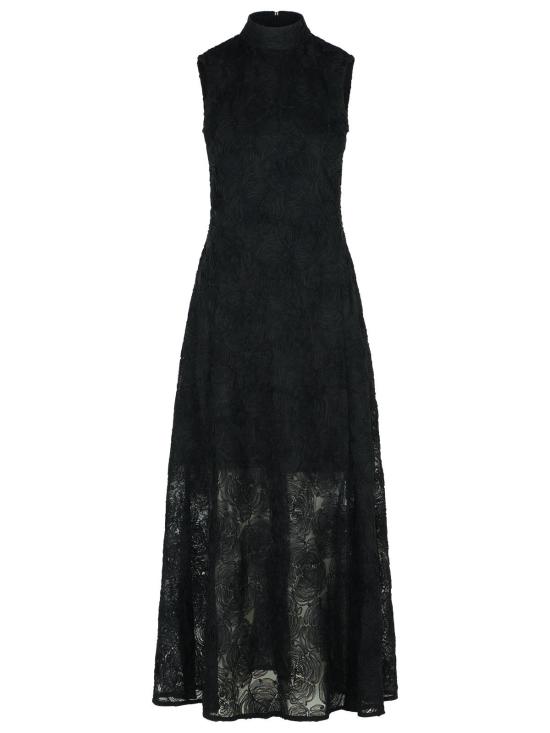 25FW 로테이트 롱 원피스 113617100 Black