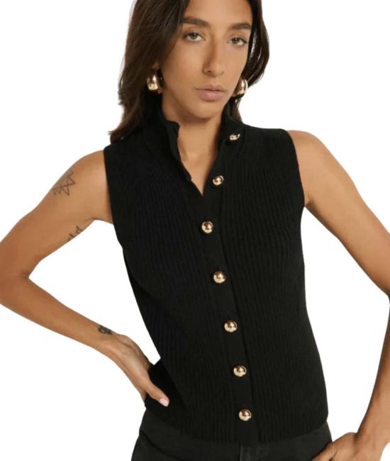  네이션 리미티드 베스트 아이라 스웨터 조끼