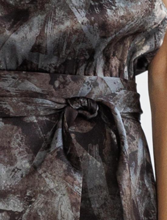  고 실크 롱 원피스 고실크 고 슬라우치 드레스 - GO SILK