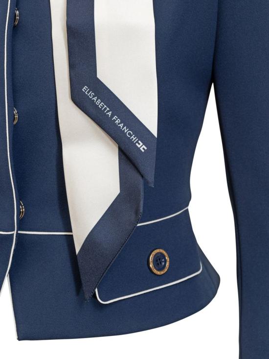 25SS 엘리자베타프랜치 자켓 GIT5151E2 DN9 BLUE - ELISABETTA FRANCHI