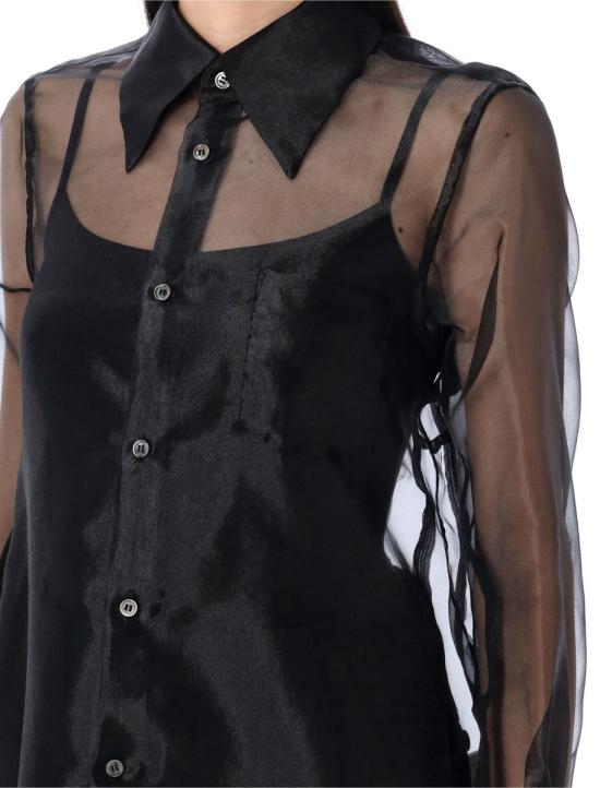 25SS 꼼데가르송 블라우스 25PGOB016051 1 Black - COMME DES GARCONS