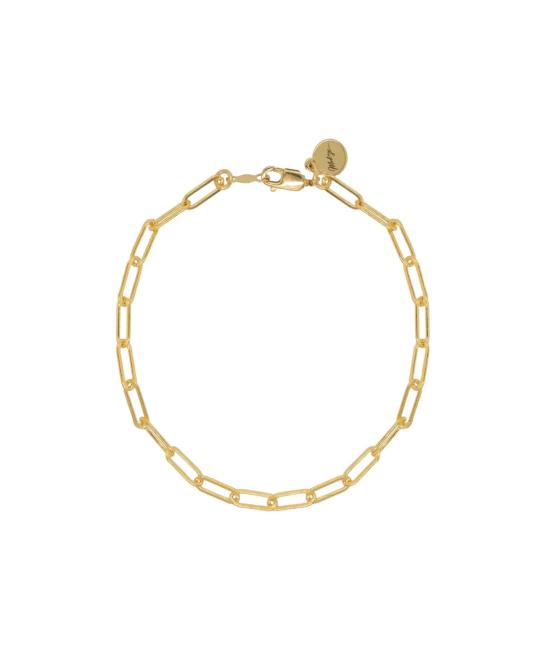  Lola 팔찌 롤라 찰리 페이퍼클립 체인 브레이슬릿 골드 - LOLA