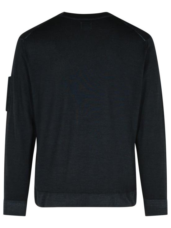 25FW 씨피 컴퍼니 스웨터 19CMKN024A 003247F 999 Black - C.P. COMPANY