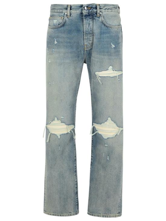 25FW 아미리 스웨이드 스트레이트 데님 MX1 진 AMDNGH1085 ANTIQUE INDIGO Blue